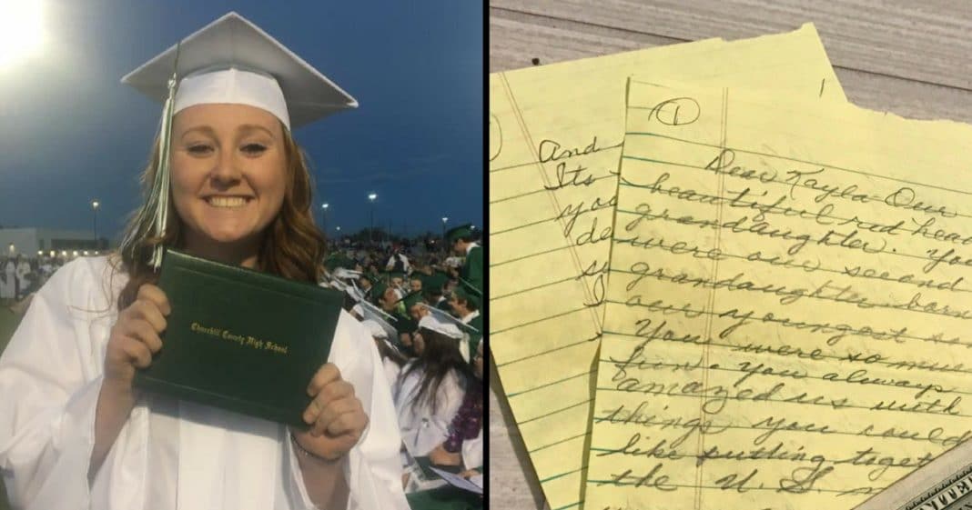 Her G’ma Died 14 Years Ago, After Graduation Dad Hands Her A Note