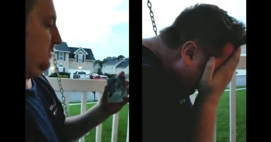 Wife Gives Dying Husband Pack Of Baseball Cards. Then He Sees 1 With His Face, Breaks Down In Tears