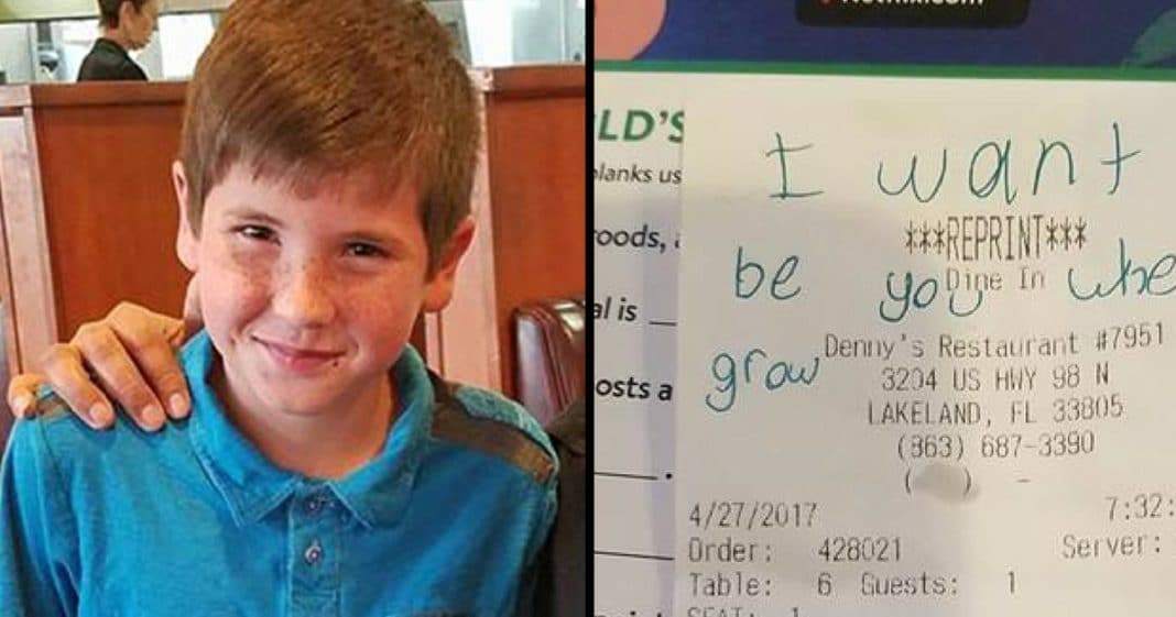 Nervous Boy Slips Note To Officer. When Cop Sees It He Immediately Jumps Out Of His Seat
