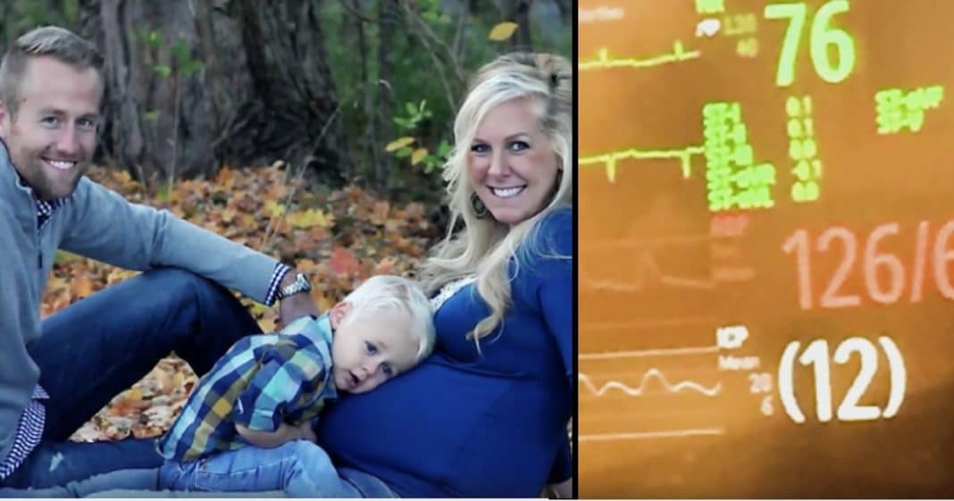 He Starts Praying After Pregnant Wife Has Aneurysm. Then He Sees Screen, Knows It’s A Miracle