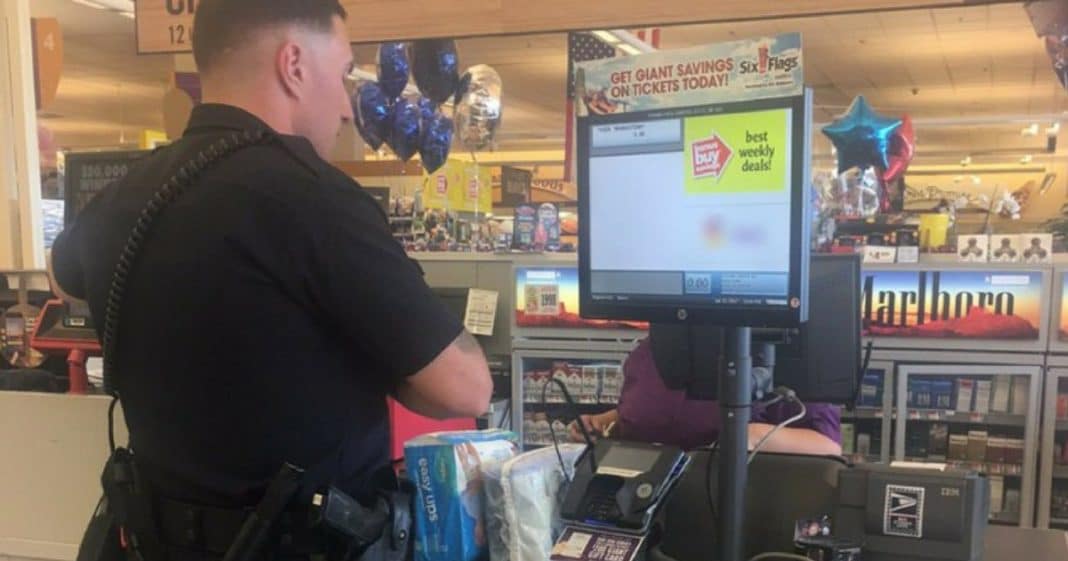 Officer Shows Up After Desperate Mom Caught Shoplifting – But It’s Not To Arrest Her