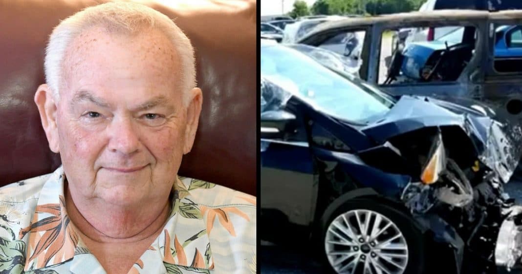 Driver Has Heart Attack, Slams Into Wall. Doctor Breaks Open Door, Can’t Find Pulse