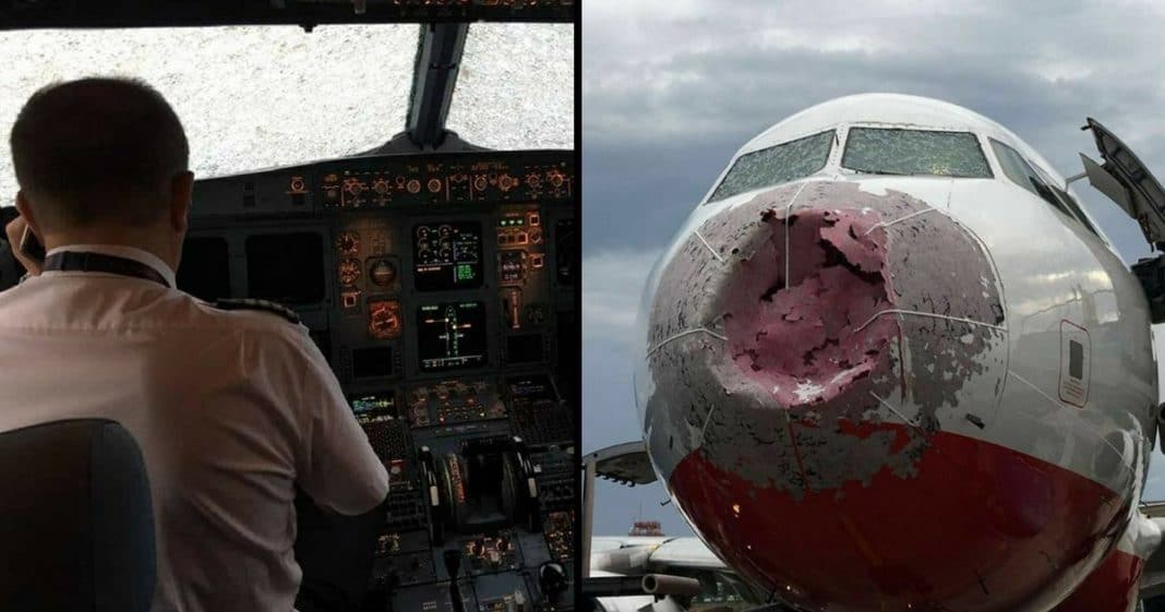 Windshield Cracks, Pilot Blinded After Hailstorm Hits. What He Does Next? This Man’s A Hero!
