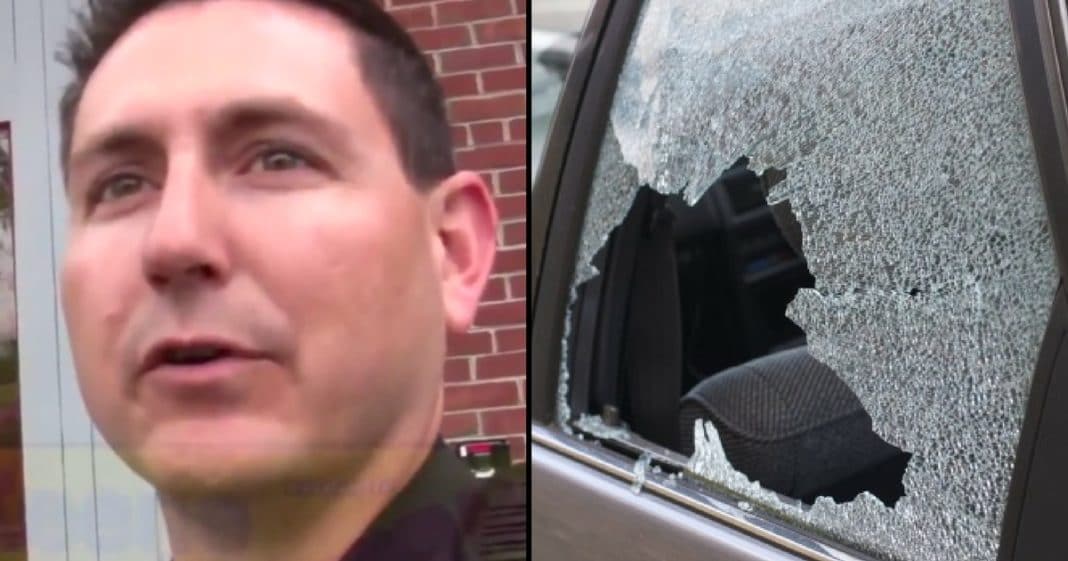 Cop Shatters Window To Save Baby From Hot Car, Then Realizes He Made Terrible Mistake..