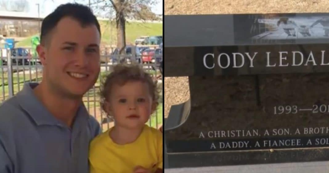 Dad Dies Suddenly, Then Young Son Finds Mystery Box On Grave On Christmas Day