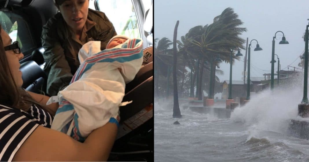 Pregnant Mom Goes Into Labor As Hurricane Irma Hits. Then 1 Phone Call Changes Everything