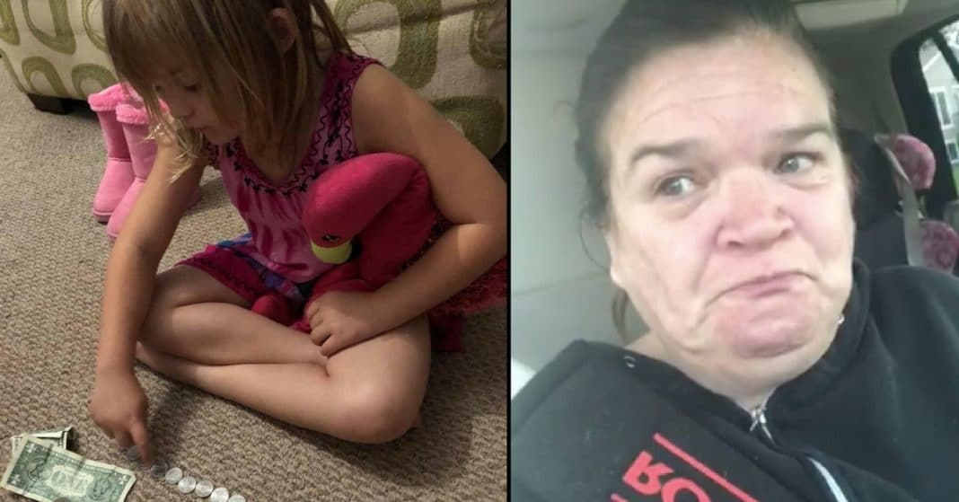 G’ma Confused When 5-Yr-Old Dumps Out Money. Starts Sobbing When She Says What It’s For
