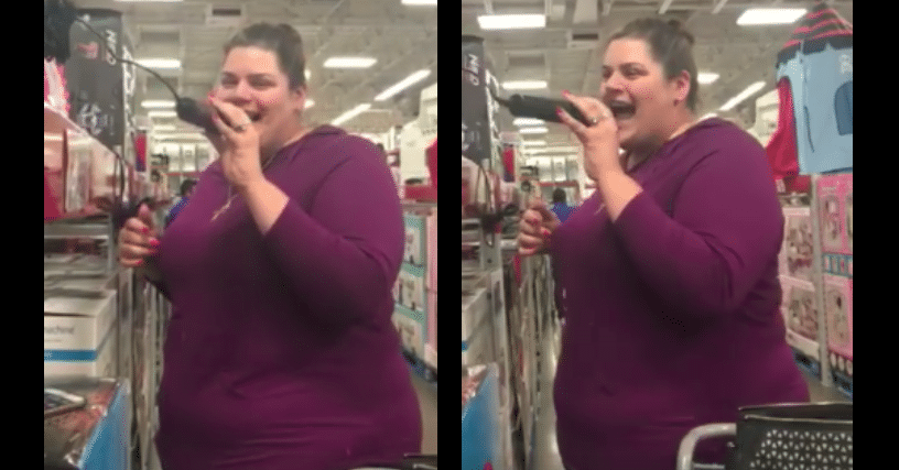 She Grabs Mic In Grocery Store And Starts To Sing. 3 Minutes Later Performance Is Going Viral