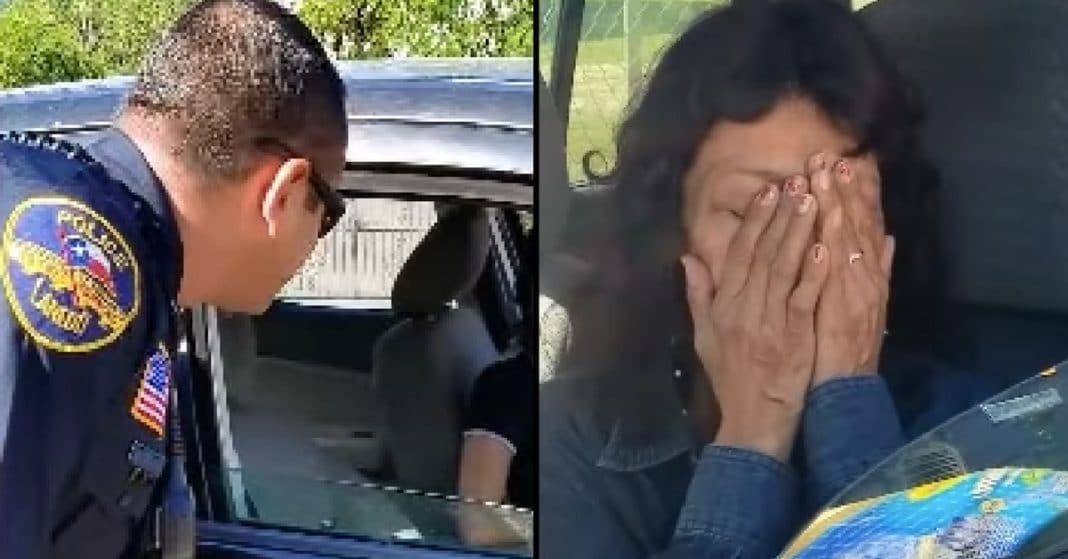 She’s Confused When Cop Pulls Bag Out Of Car, Breaks Down Sobbing When She Sees What’s Inside