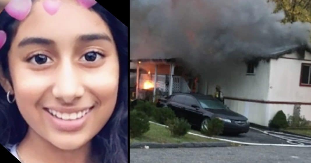 12-Yr-Old Saves Entire Family From Burning House. Shocks Them All When She Runs Back Inside