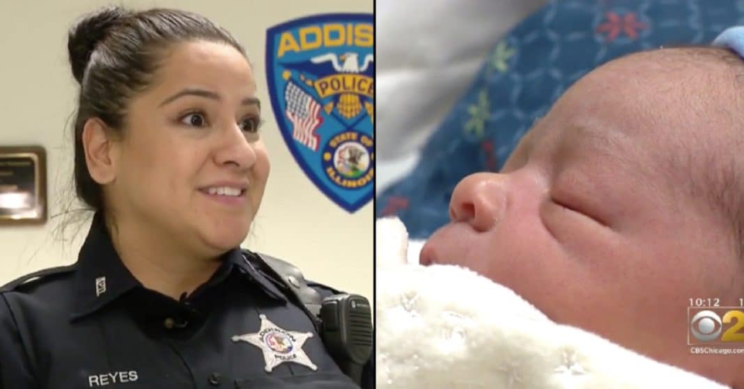 Mom Panics When Baby Comes Out Blue And Silent, Then Officer Ties Knot In Umbilical Cord