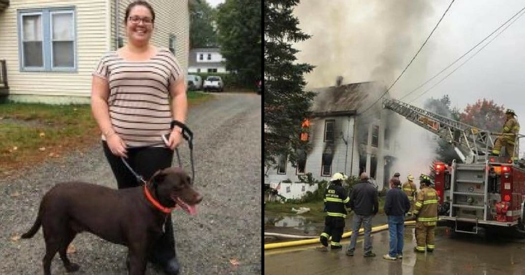 Man Runs Into Burning House To Rescue Dog. Then Neighbor Grabs Him, Starts Doing Mouth-To-Mouth