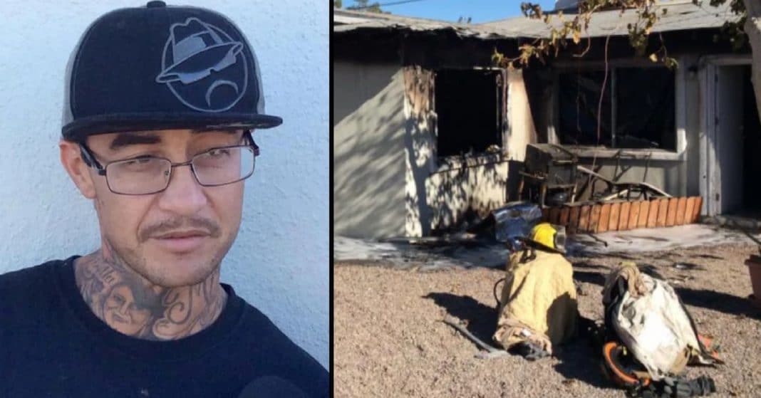 Homeless Man Hears Screams Coming From Burning House, Knows He Only Has Seconds To Act