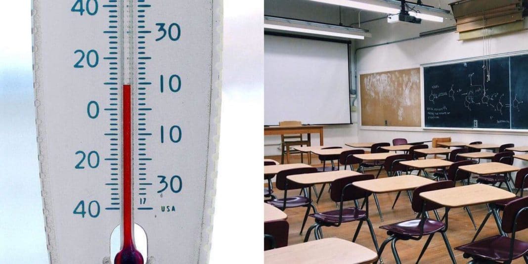 Teacher On Strike After Sharing Photo Of Frigid Temperature In Classroom. Did She Make The Right Move?