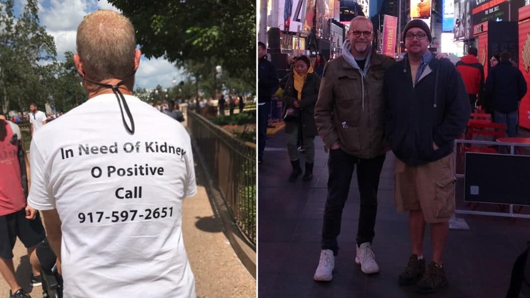 Man In Desperate Need Of Kidney Transplant Goes To Disney With Family – Then Stranger Sees His Shirt