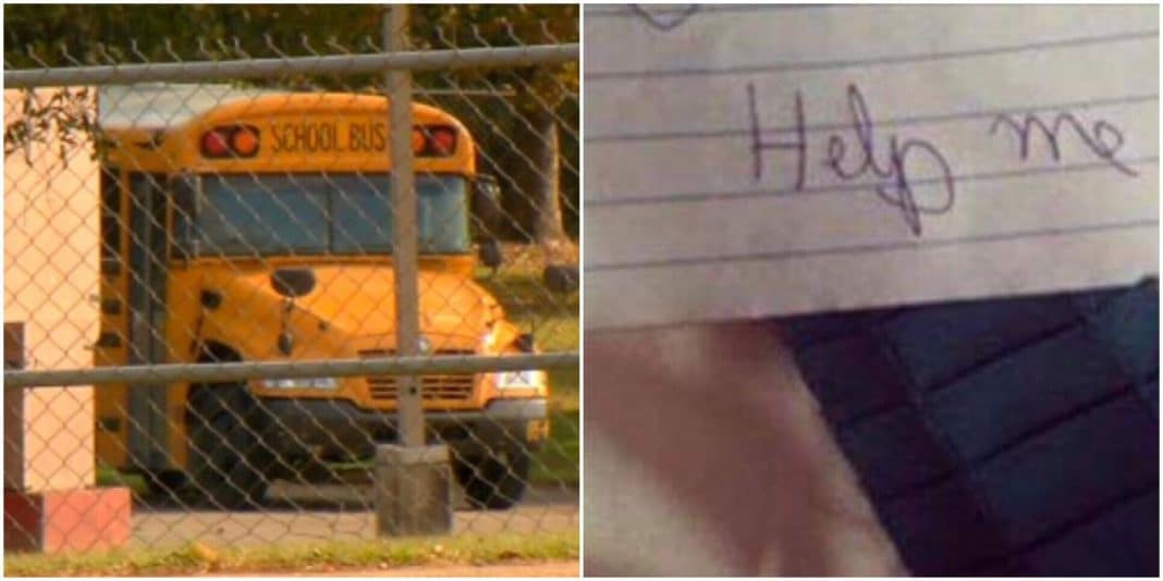 Terrified 11-year-old slips teacher secret note from mom, cops instantly rush to their home