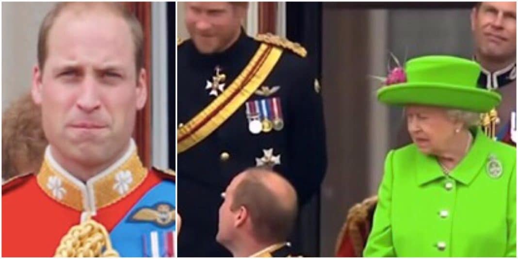 Camera Catches Embarrassing Moment Prince William Scolded By The Queen At Public Event