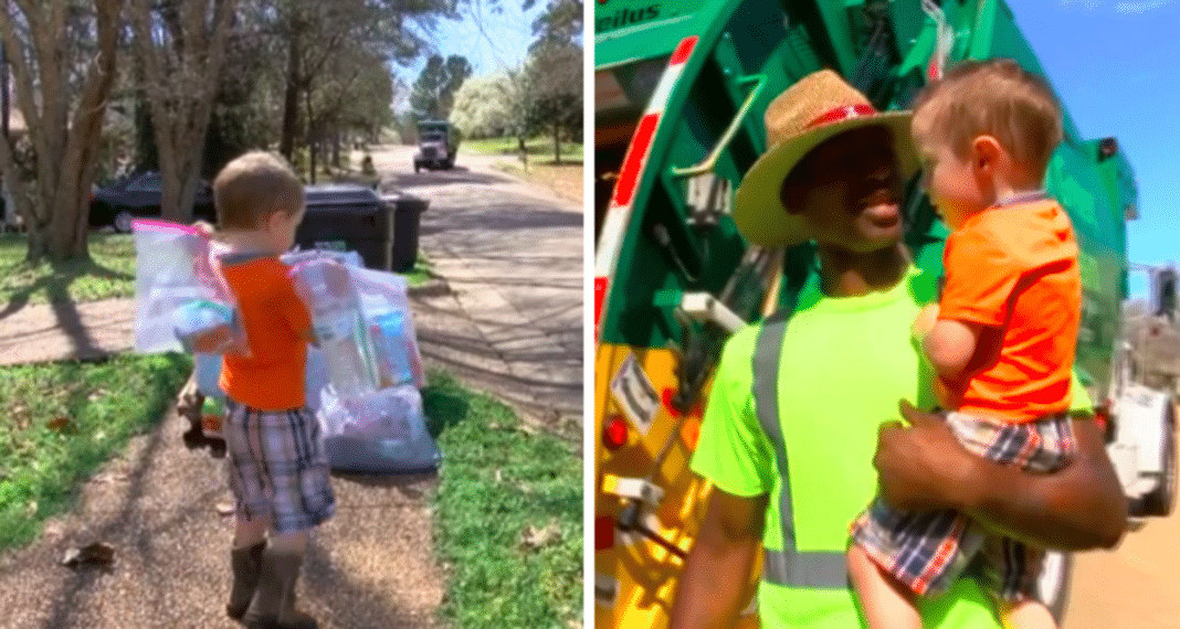 Grandma Reveals How 3-Year-Old Formed Heartwarming Bond With Local Garbage Men