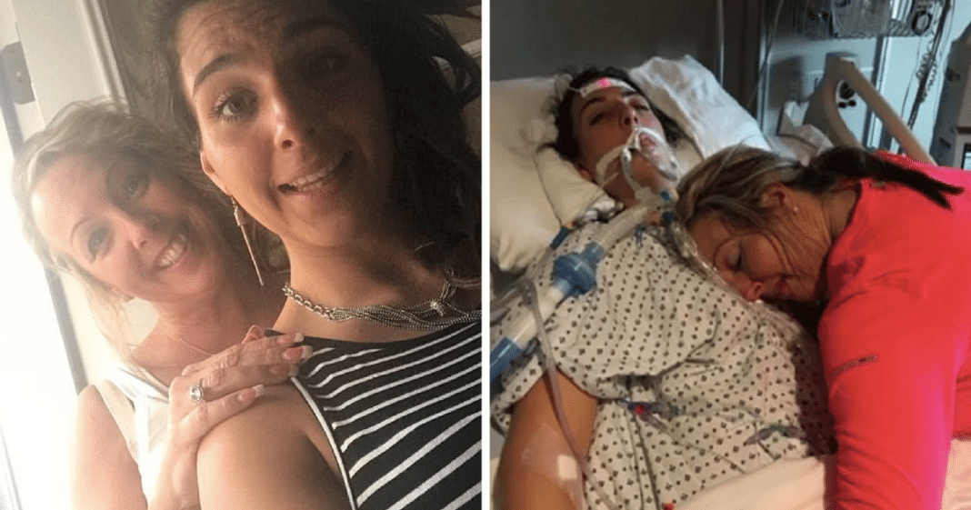 Grieving Mom Shares Photo Of Age 22 Daughter Moments Before She Was Removed From Life Support