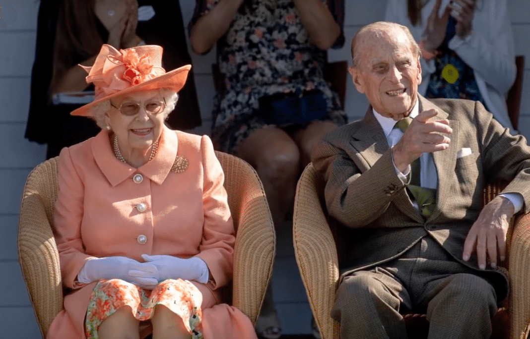 Queen Elizabeth and her husband Prince Philip