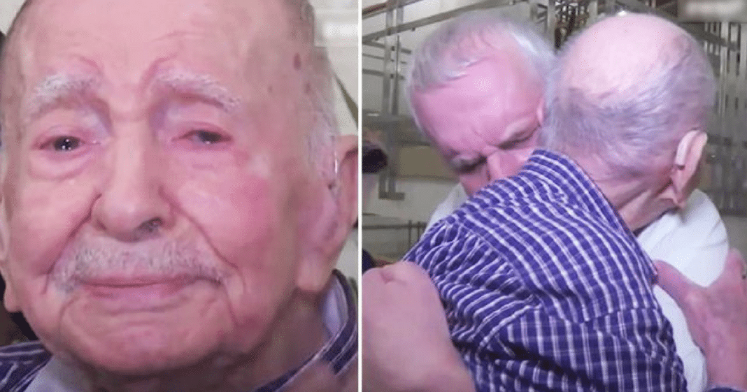 102-year-old Holocaust survivor cries as he finally meets family after thinking they all died in 1944