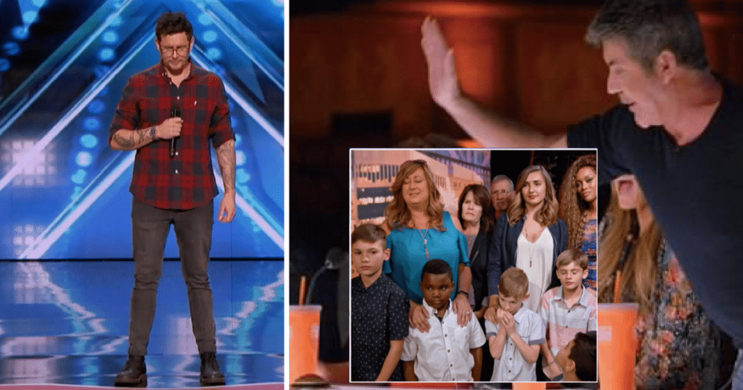 Father Of 6 Foster Kids Starts To Sing, Minutes Later Simon Cowell Is Jumping On Stage With Him