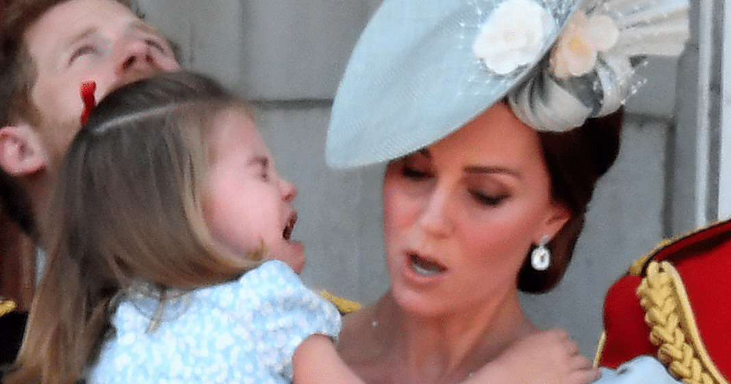 Kate Shows Off Lightening-Quick Mom Reflexes After Princess Charlotte Falls On Palace Balcony