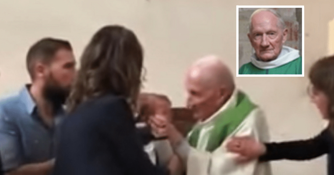 Priest Caught On Camera Slapping Baby At Baptism Identified, Suspended From Church Duties