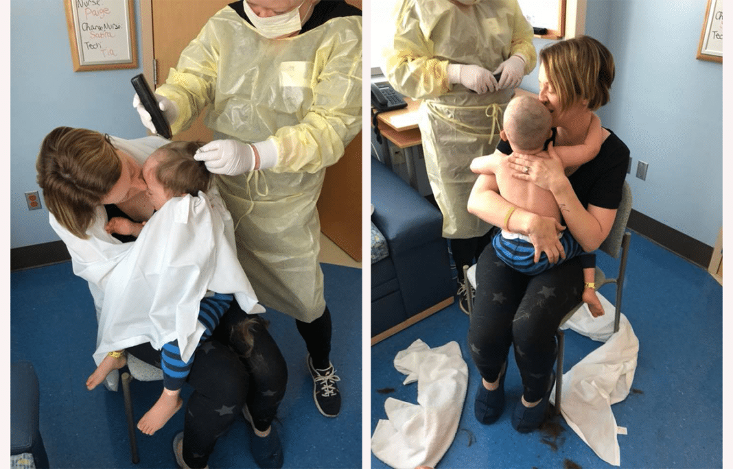Mom Shares Moment Nurse Shaved Head Of Age 2 Son With Down Syndrome Before Cancer Could Take Hair