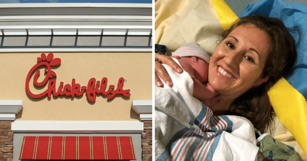 Mom Gives Birth Inside Chick-fil-A Bathroom – Restaurant Gives Baby Free Food For Life & A Future Job