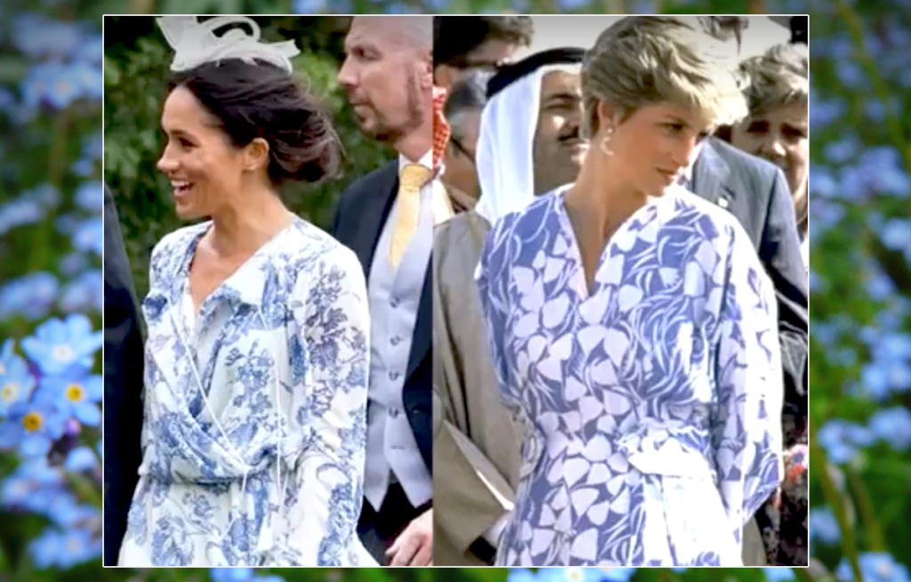 Princess Diana with Duchess Meghan