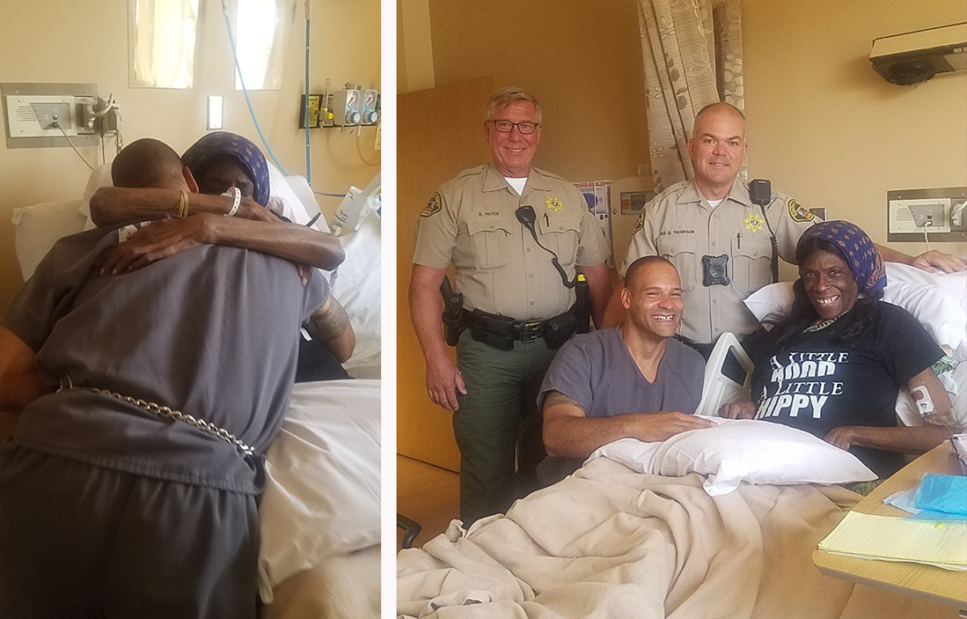 Heartwarming Moment Police Officers Drive Inmate To See His Dying Mother One Last Time