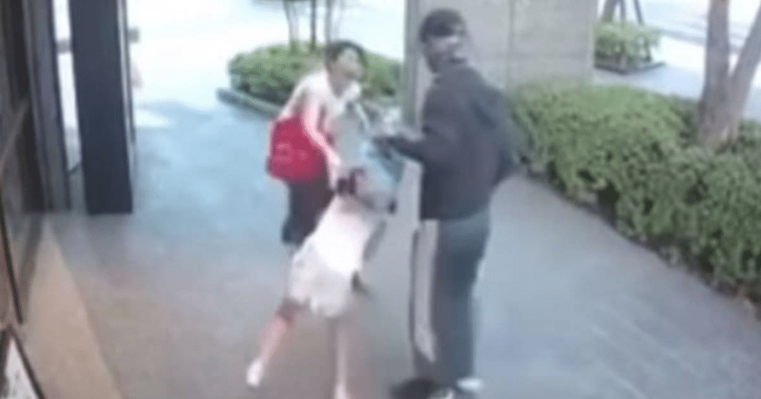 Video Shows Chilling Moment Hero Mom Fights Off Kidnapper In Broad Daylight