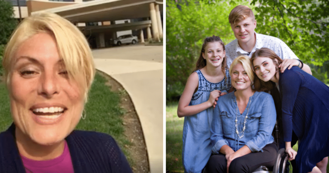 Teen Girl Chooses Homeschooling To Help Her Paralyzed Mom Diagnosed With 2 Cancers