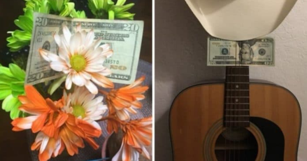 Daughter Finds Money Hidden All Over House After Dad Comes To Dinner, Then She Realizes Why