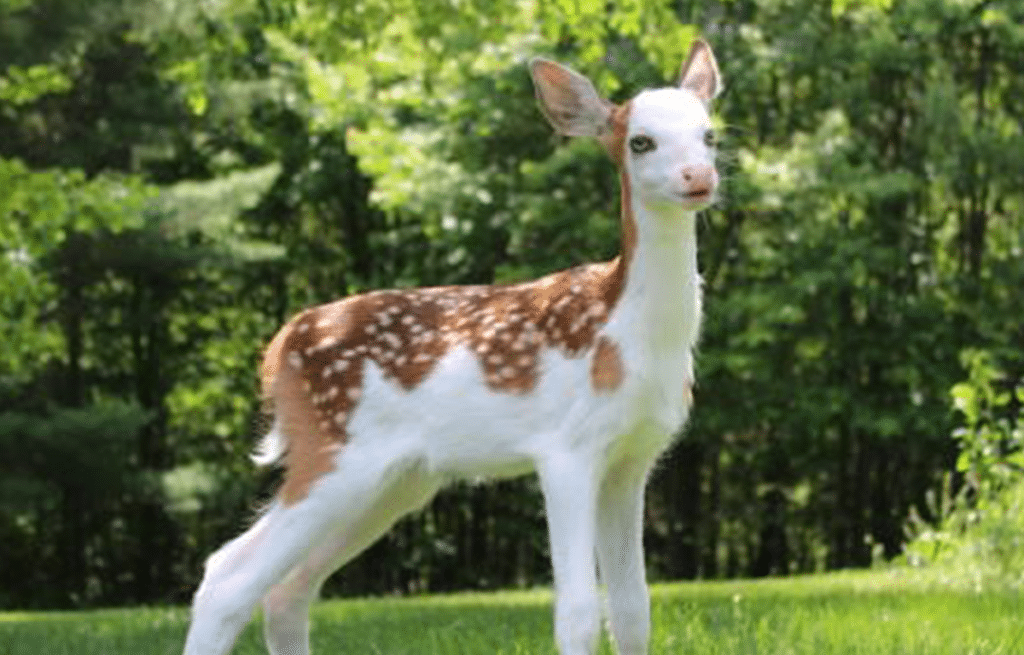 Rare Strikingly Beautiful Baby Fawn Becomes A Star After Mother ...