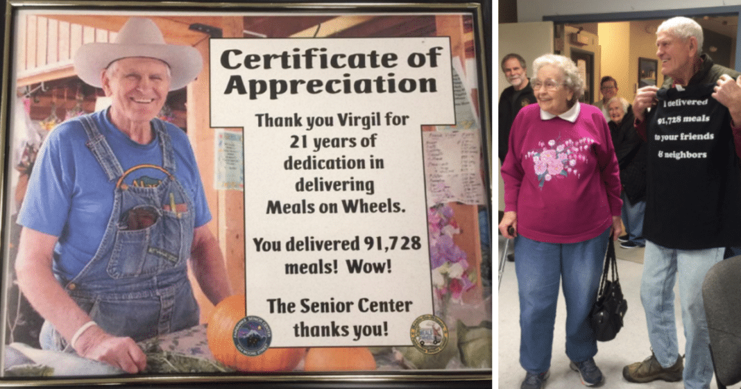 89-Year-Old Meals On Wheels Volunteer Retires After 21 Years Of Service