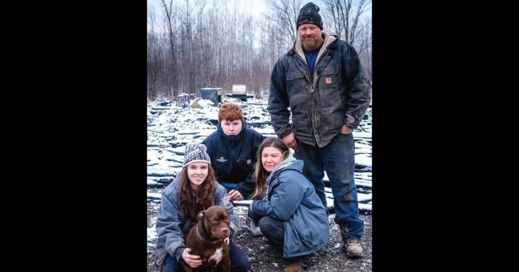 Hero Pit Bull Saves Lives Of Entire Family From Fire That Burned Their Home To The Ground