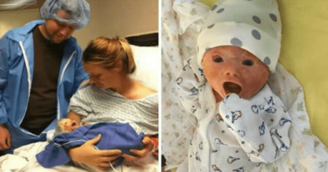 Doctors Forced To Do Emergency C-Section. Dad Sees Baby’s Face And Whole Room Falls Silent