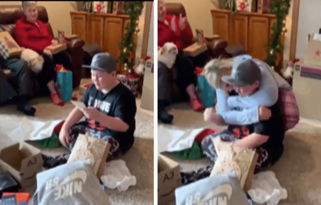 Age 11 Boy Finds Out He’s Being Adopted By The Family Who Took Care Of Him For Christmas