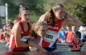 Madeline Adams, Evie Tate, Rachel Pease, ACC women's cross country championship