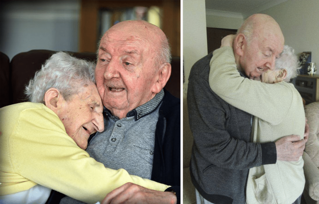 98-year-old mommy moves into senior care home to take care of her 80-year-old son