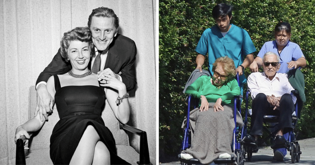 Kirk Douglas, 102, and wife Anne Buydens, 100, are still inseparable after 65 years of marriage