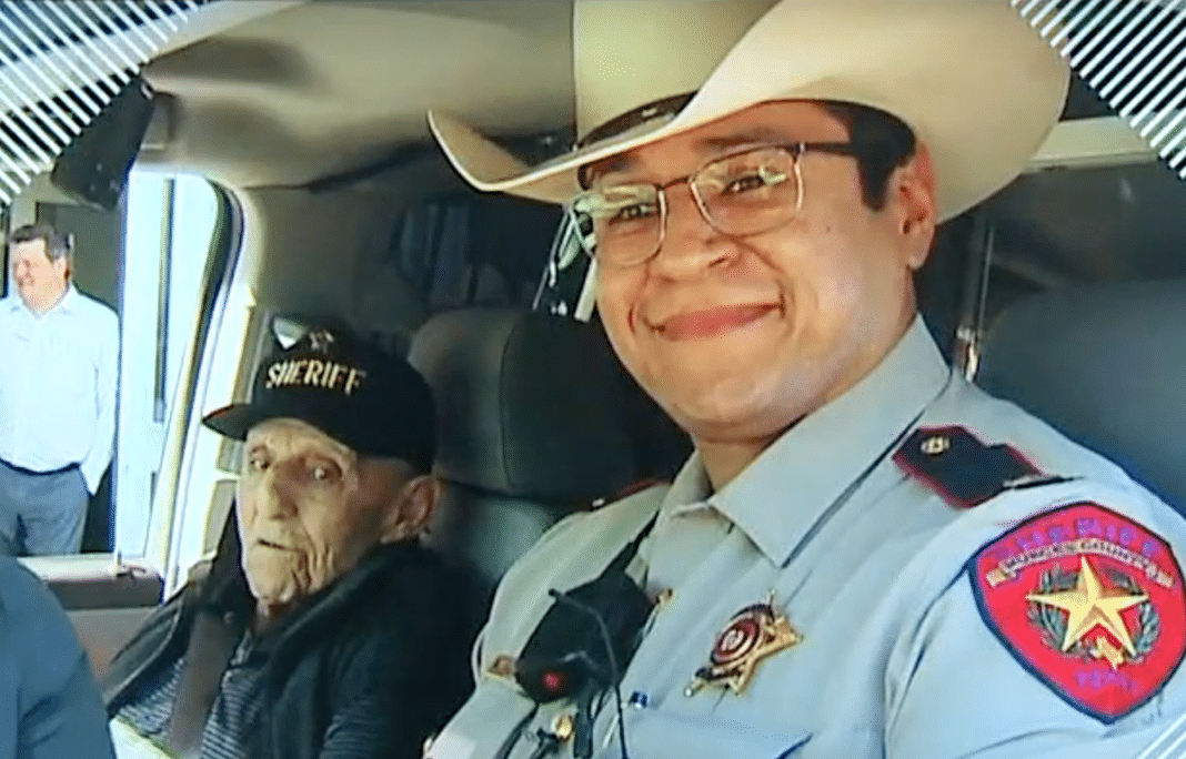 93-year-old retired Texas sheriff gets his dream fulfilled to relive his days as a cop