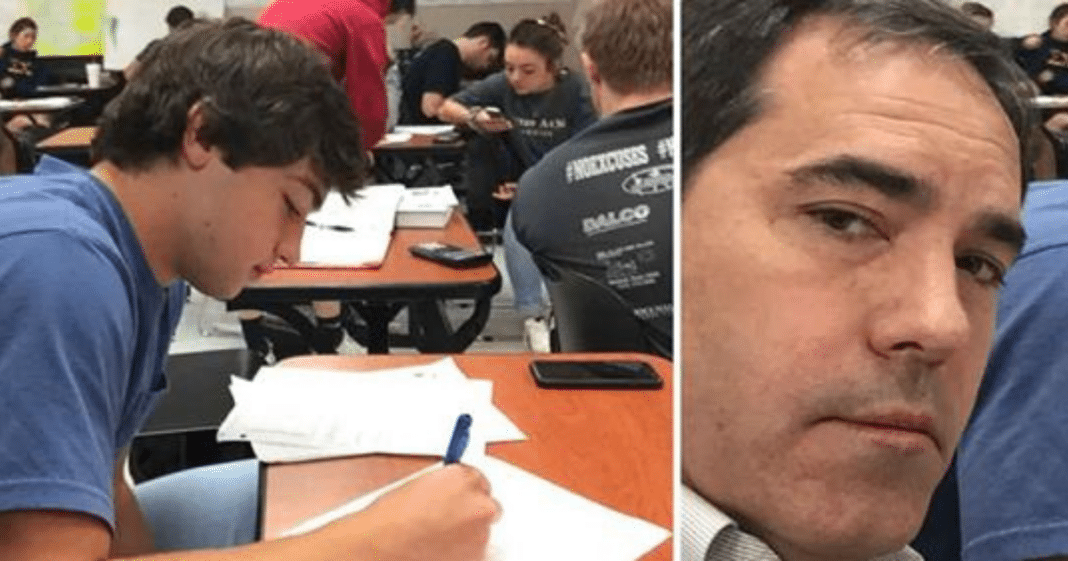 Teen makes teacher’s life a living hell every day, so dad shows up at school to teach him a lesson