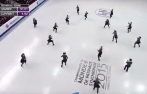 NEXXICE performs at the 2015 ISU World Synchronized Skating Championships