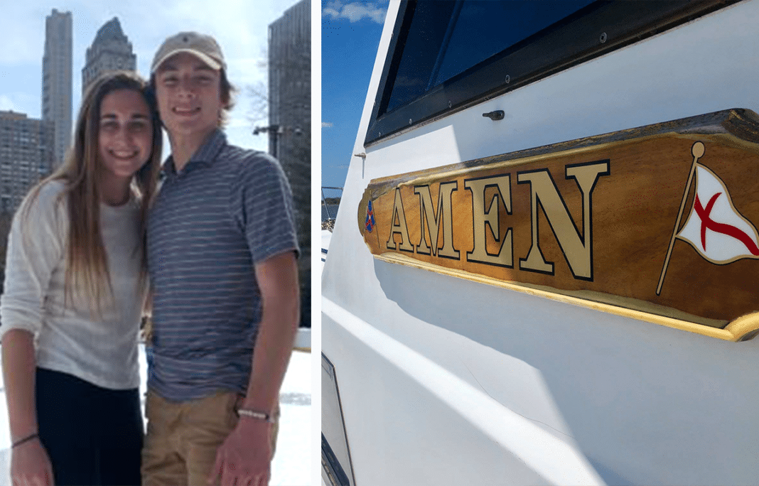 2 teens stranded in the ocean pray to be rescued – then a boat named ‘Amen’ shows up