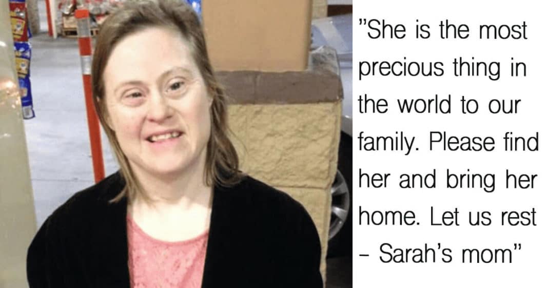 38-year-old woman with Down syndrome still missing: ‘Please find her’ says mom. Spread the word!